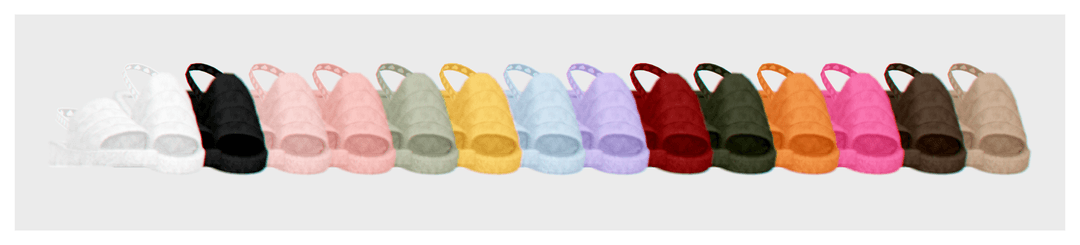 Галерея мода Набор домашних тапочек Warm Slippers Set #2